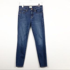 J.crew toothpick skinny ankle jeans 27